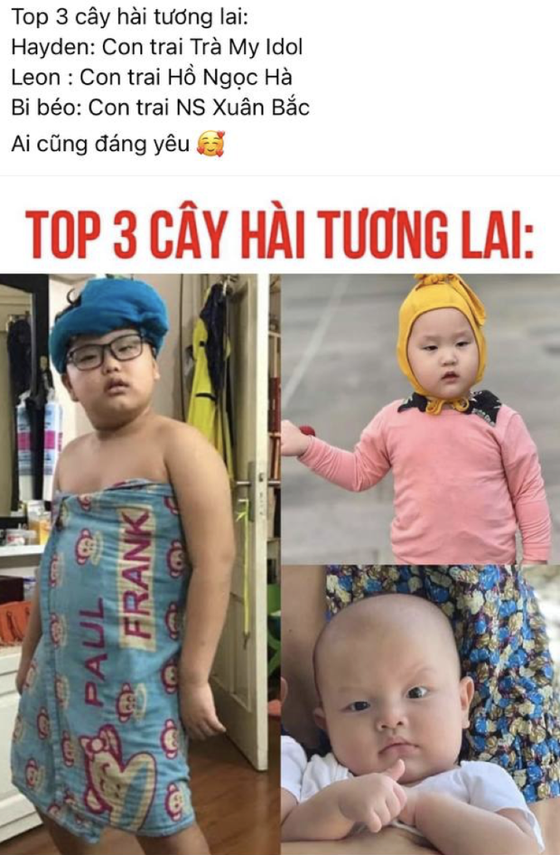 Netizen tìm ra top 3 mầm non giải trí hot nhất Vbiz: Bi Béo nhà Xuân Bắc No.1, quý tử của Kim Lý, Trà My được gọi tên vì sao? - Ảnh 2.