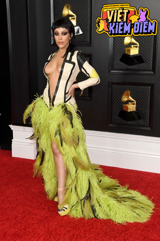 Grammy 2021: Nơi hội tụ của nhiều nốt trầm trong mảng thời trang, quán quân chắc là Doja Cat và Harry Style! - Ảnh 1.