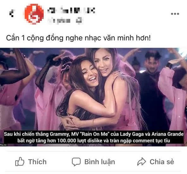 Fan BTS tức giận tràn vào xúc phạm Lady Gaga và Ariana Grande vì idol thua giải, MV Rain On Me tăng hơn 100 nghìn dislike! - Ảnh 7. Fan BTS tức giận tràn vào xúc phạm Lady Gaga và Ariana Grande vì idol thua giải, MV Rain On Me tăng hơn 100 nghìn dislike! - Ảnh 7.