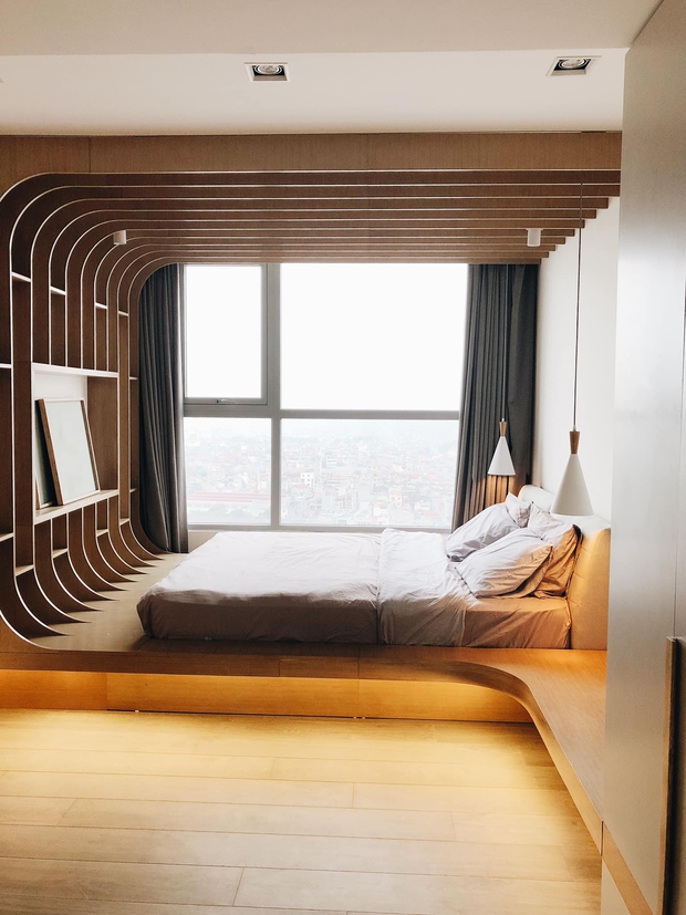 Vợ chồng KTS tự thiết kế căn hộ Vinhomes, chiếc giường không đụng hàng gây tranh cãi - Ảnh 10. Vợ chồng KTS tự thiết kế căn hộ Vinhomes, chiếc giường không đụng hàng gây tranh cãi - Ảnh 10.