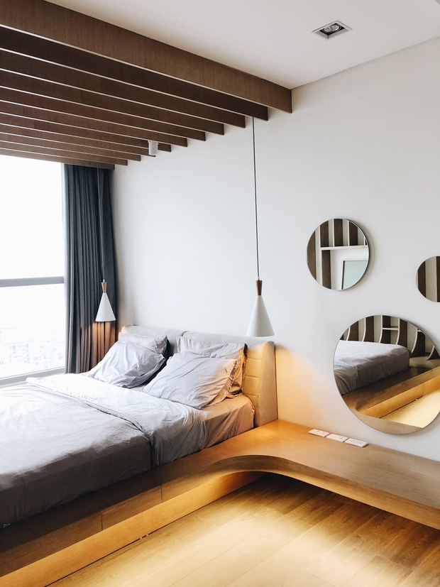 Vợ chồng KTS tự thiết kế căn hộ Vinhomes, chiếc giường không đụng hàng gây tranh cãi - Ảnh 11. Vợ chồng KTS tự thiết kế căn hộ Vinhomes, chiếc giường không đụng hàng gây tranh cãi - Ảnh 11.