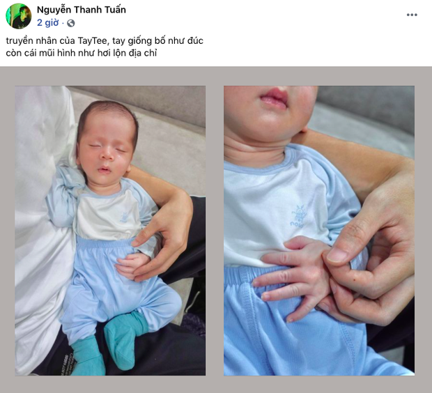 JustaTee tự hào khoe ảnh con trai giống mình y đúc, may cho vợ Trâm Anh còn vớt lại được một điểm nhầm địa chỉ - Ảnh 2. JustaTee tự hào khoe ảnh con trai giống mình y đúc, may cho vợ Trâm Anh còn vớt lại được một điểm nhầm địa chỉ - Ảnh 2.