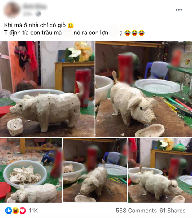 Nhà thừa khúc giò, cô nàng đẽo thành chú heo đem khoe dân mạng nhưng lại bị “bóc phốt” trắng trợn ở điểm này - Ảnh 4. Nhà thừa khúc giò, cô nàng đẽo thành chú heo đem khoe dân mạng nhưng lại bị “bóc phốt” trắng trợn ở điểm này - Ảnh 4.