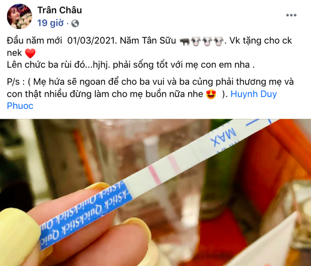 Con trai Lê Giang thông báo bà xã hơn 8 tuổi mang thai con đầu lòng, Ưng Hoàng Phúc và loạt sao Vbiz nô nức chúc mừng - Ảnh 5.