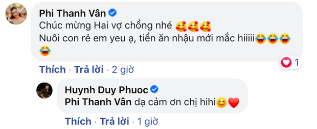 Con trai Lê Giang thông báo bà xã hơn 8 tuổi mang thai con đầu lòng, Ưng Hoàng Phúc và loạt sao Vbiz nô nức chúc mừng - Ảnh 4.