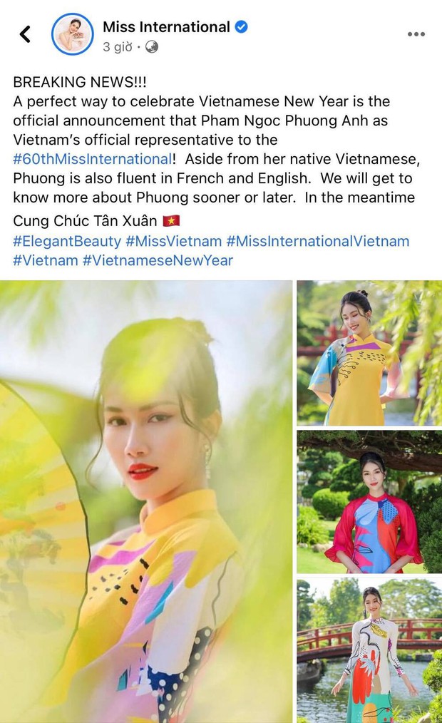 Vừa nói tiếng Anh như bắn rap, Á hậu Phương Anh được Missosology dự đoán luôn vị trí cao bất ngờ tại Miss International - Ảnh 3. Vừa nói tiếng Anh như bắn rap, Á hậu Phương Anh được Missosology dự đoán luôn vị trí cao bất ngờ tại Miss International - Ảnh 3.