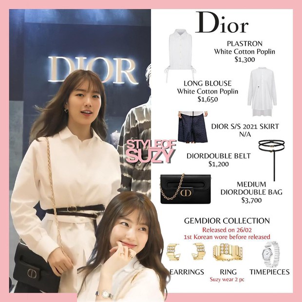 Vượt mặt Jisoo, Suzy mới là sao Hàn được Dior ưu ái đến độ đặc biệt độc nhất vô nhị như thế này - Ảnh 3. Vượt mặt Jisoo, Suzy mới là sao Hàn được Dior ưu ái đến độ đặc biệt độc nhất vô nhị như thế này - Ảnh 3.