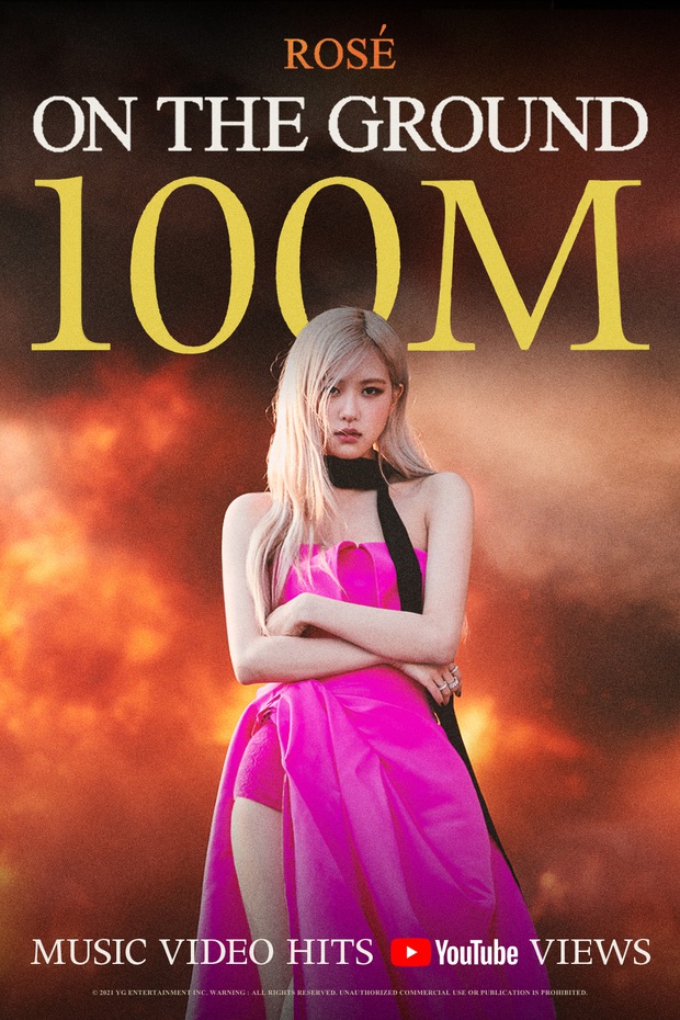 MV On The Ground chớp mắt đã đạt 100 triệu views, Rosé đánh bại Jennie để lập kỷ lục mới cho nữ idol solo Kpop - Ảnh 1. MV On The Ground chớp mắt đã đạt 100 triệu views, Rosé đánh bại Jennie để lập kỷ lục mới cho nữ idol solo Kpop - Ảnh 1.