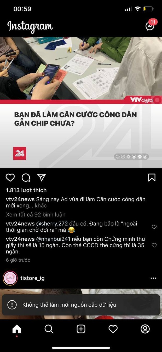 Instagram gặp lỗi diện rộng ngay giữa đêm, nhiều người dùng bức xúc! - Ảnh 1.