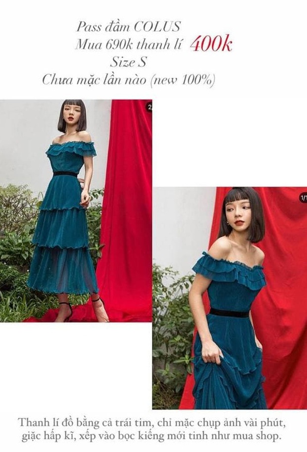 Thúy Vi cũng thanh lý đồ: Nhiều váy điệu đà, sexy mới mặc 1 lần, giá cực rẻ chỉ từ 190k - Ảnh 3.