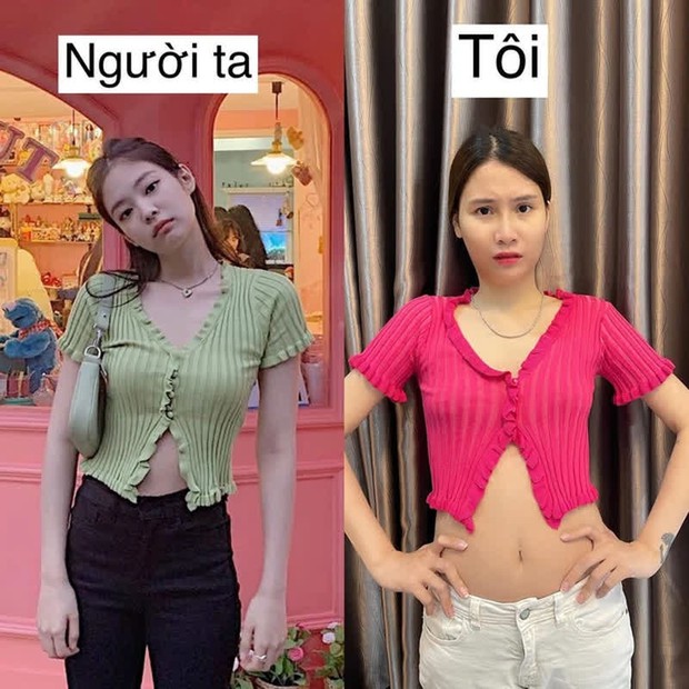 Đu trend áo Jennie, cô nàng này ghi danh vào list mua hàng online nhận ngay kết đắng - Ảnh 3. Đu trend áo Jennie, cô nàng này ghi danh vào list mua hàng online nhận ngay kết đắng - Ảnh 3.