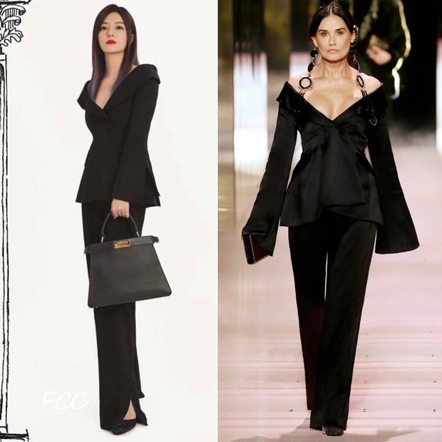 Triệu Vy lại bị Song Hye Kyo lấn lướt khi đụng nguyên cả cây hàng hiệu, từ nhan sắc đến vóc dáng đều gây thất vọng - Ảnh 6. Triệu Vy lại bị Song Hye Kyo lấn lướt khi đụng nguyên cả cây hàng hiệu, từ nhan sắc đến vóc dáng đều gây thất vọng - Ảnh 6.