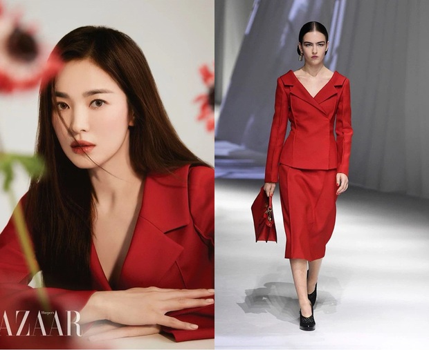 Triệu Vy lại bị Song Hye Kyo lấn lướt khi đụng nguyên cả cây hàng hiệu, từ nhan sắc đến vóc dáng đều gây thất vọng - Ảnh 7. Triệu Vy lại bị Song Hye Kyo lấn lướt khi đụng nguyên cả cây hàng hiệu, từ nhan sắc đến vóc dáng đều gây thất vọng - Ảnh 7.