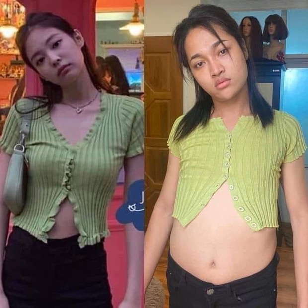 Đu trend áo Jennie, cô nàng này ghi danh vào list mua hàng online nhận ngay kết đắng - Ảnh 2. Đu trend áo Jennie, cô nàng này ghi danh vào list mua hàng online nhận ngay kết đắng - Ảnh 2.