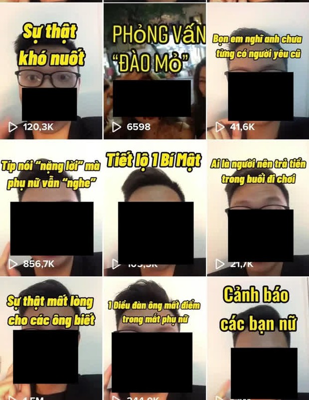 Phẫn nộ kênh TikTok tự nhận đàn ông đích thực, hướng dẫn cách làm phụ nữ đồng ý quan hệ với 2 mẫu câu - Ảnh 1. Phẫn nộ kênh TikTok tự nhận đàn ông đích thực, hướng dẫn cách làm phụ nữ đồng ý quan hệ với 2 mẫu câu - Ảnh 1.