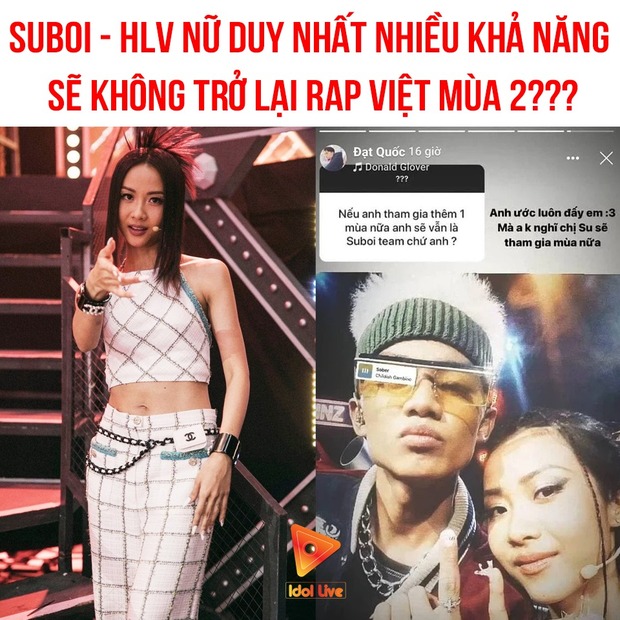 Netizen gọi tên nữ rapper ngang sức ngang tài, nghe tên xong ai cũng gật gù nếu Suboi không làm HLV Rap Việt mùa 2 - Ảnh 1.