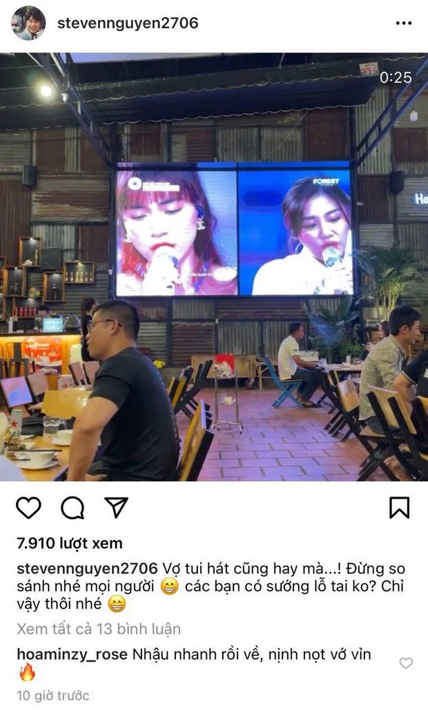 Thiếu gia Minh Hải khéo nhịn vợ vì lỡ đi chơi khuya, ai ngờ bị Hoà Minzy vào bắt bài: Nước đi này chắc anh không ngờ đến? - Ảnh 2. Thiếu gia Minh Hải khéo nhịn vợ vì lỡ đi chơi khuya, ai ngờ bị Hoà Minzy vào bắt bài: Nước đi này chắc anh không ngờ đến? - Ảnh 2.