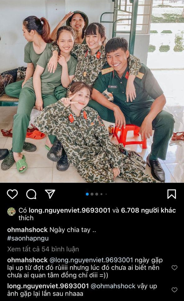 Mũi trưởng Long dành trọn ánh mắt đặc biệt cho Hậu Hoàng, hẹn tung ảnh ngày gặp lại khiến dân tình hóng đứng hóng ngồi - Ảnh 1.