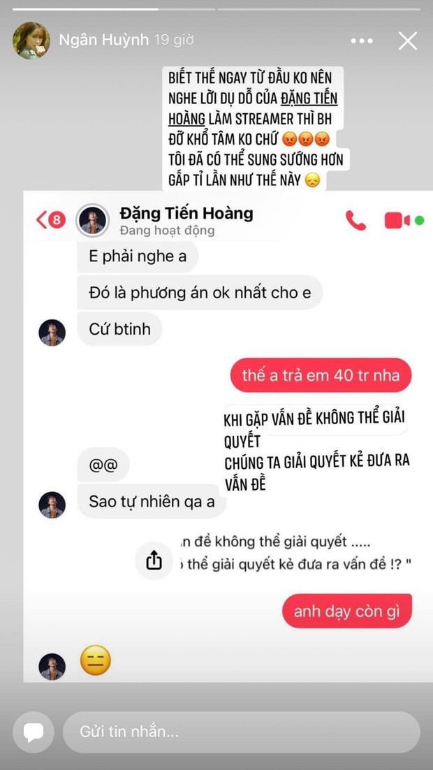 Ngân Sát Thủ công khai đòi ViruSs trả 40 triệu, còn trách móc bồ cũ đã lôi kéo vào con đường streamer - Ảnh 2. Ngân Sát Thủ công khai đòi ViruSs trả 40 triệu, còn trách móc bồ cũ đã lôi kéo vào con đường streamer - Ảnh 2.