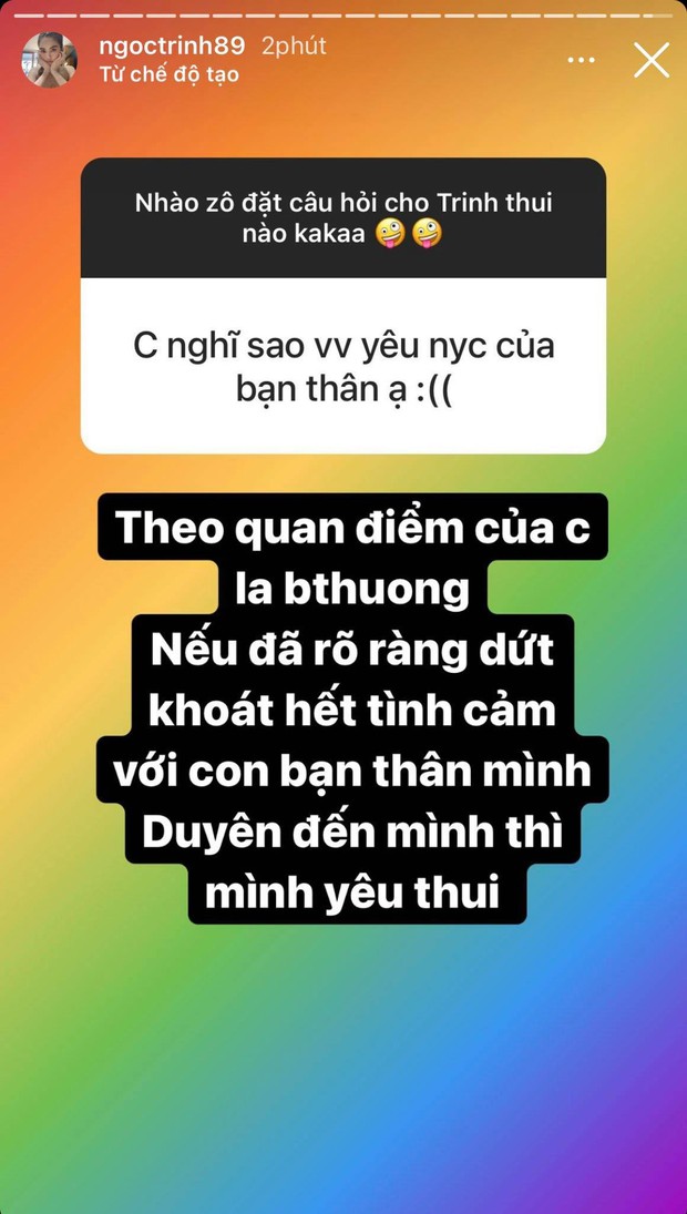 Giữa đêm Ngọc Trinh mở chuyên mục hỏi gì đáp tất: Trả lời 1001 câu hỏi từ dao kéo, trà xanh đến cả chuyện 18+? - Ảnh 5.