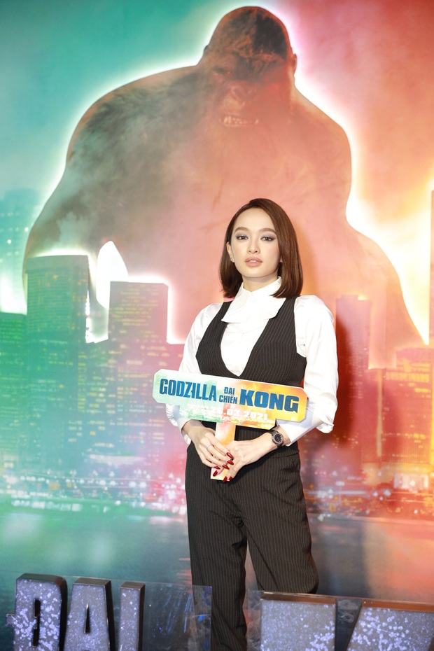 Kaity Nguyễn giản dị hú hồn, Hồng Thanh - Mie ngọt muốn xỉu ở thảm đỏ ra mắt Godzilla Vs. Kong - Ảnh 1.