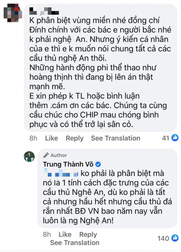 Đăng status động viên Hùng Dũng, MC Thành Trung gây tranh cãi vì nghi vấn phát ngôn kích động phân biệt vùng miền - Ảnh 3.