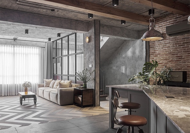 Penthouse 3 tầng của vợ chồng Khởi My - Kelvin Khánh: Độ đầu tư gây choáng, riêng phòng bếp chất như quán cafe - Ảnh 1. Penthouse 3 tầng của vợ chồng Khởi My - Kelvin Khánh: Độ đầu tư gây choáng, riêng phòng bếp chất như quán cafe - Ảnh 1.