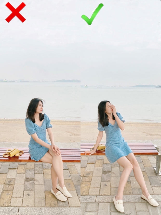 Hướng dẫn 8 cách tạo dáng đơn giản với váy ngắn, vừa lên hình đẹp mà không lo chuyện chân ngắn - Ảnh 3.