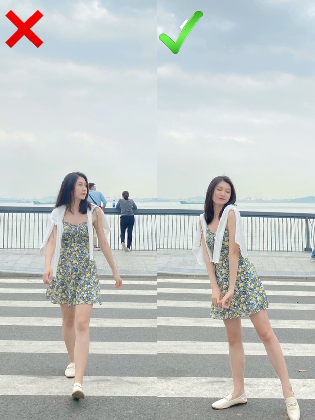 Hướng dẫn 8 cách tạo dáng đơn giản với váy ngắn, vừa lên hình đẹp mà không lo chuyện chân ngắn - Ảnh 7.