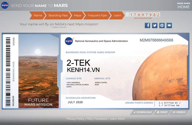 NASA bật đèn xanh cho bất kỳ ai cũng có thể gửi tên mình lên Sao Hỏa, cách thực hiện chỉ trong một nốt nhạc! - Ảnh 5.