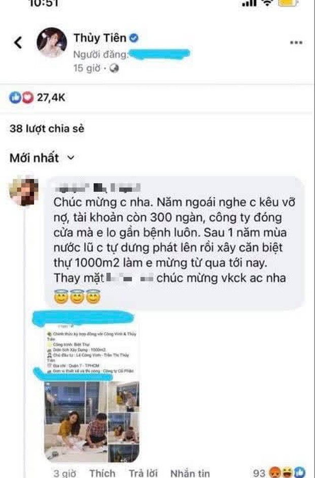 Thuỷ Tiên lên tiếng cực căng vì bị tung tin vỡ nợ, ăn chặn tiền từ thiện để mua biệt thự 1000m2 - Ảnh 5. Thuỷ Tiên lên tiếng cực căng vì bị tung tin vỡ nợ, ăn chặn tiền từ thiện để mua biệt thự 1000m2 - Ảnh 5.