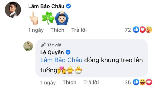Lệ Quyên nhắc khéo vị trí nóc nhà, Lâm Bảo Châu liền nịnh nọt bằng mã code biểu tượng: Bí quyết cưa chị đẹp là đây? - Ảnh 3. Lệ Quyên nhắc khéo vị trí nóc nhà, Lâm Bảo Châu liền nịnh nọt bằng mã code biểu tượng: Bí quyết cưa chị đẹp là đây? - Ảnh 3.