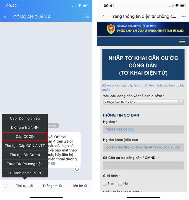 Có thể đăng ký làm thẻ CCCD gắn chip tại nhà qua Zalo - Ảnh 3.