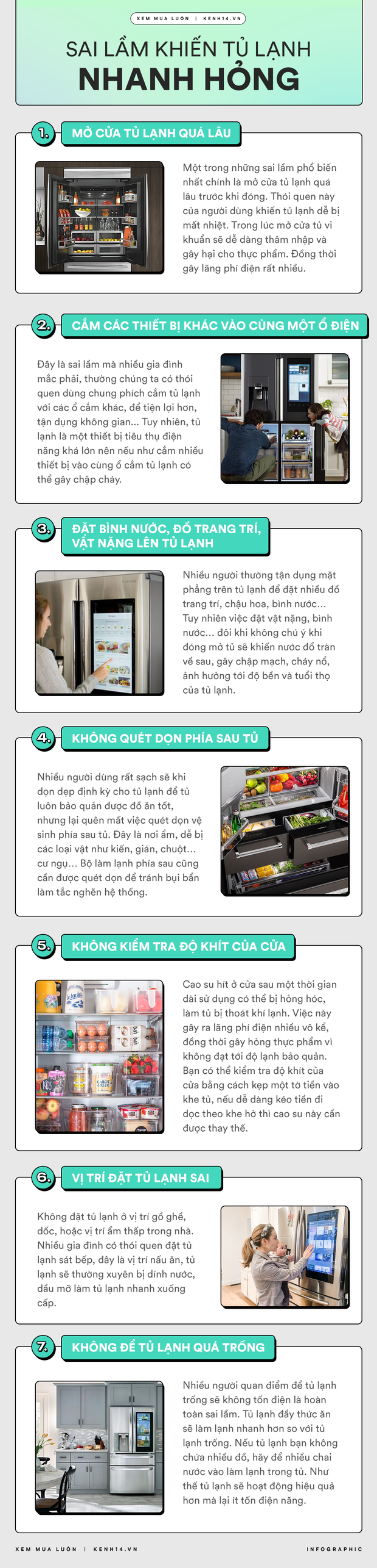 Góc chị em low-tech: 7 sai lầm phổ biến khiến tủ lạnh nhanh hỏng - Ảnh 1.