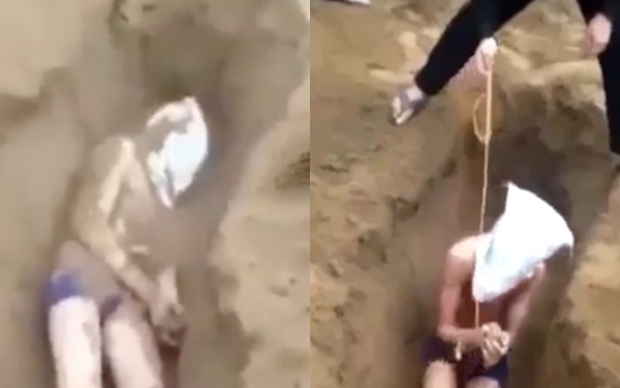 Vụ tra tấn, chôn sống nam thanh niên giữa ban ngày: Các đối tượng khai được mẹ nạn nhân thuê để răn đe con trai đỡ chơi bời? - Ảnh 2. Vụ tra tấn, chôn sống nam thanh niên giữa ban ngày: Các đối tượng khai được mẹ nạn nhân thuê để răn đe con trai đỡ chơi bời? - Ảnh 2.