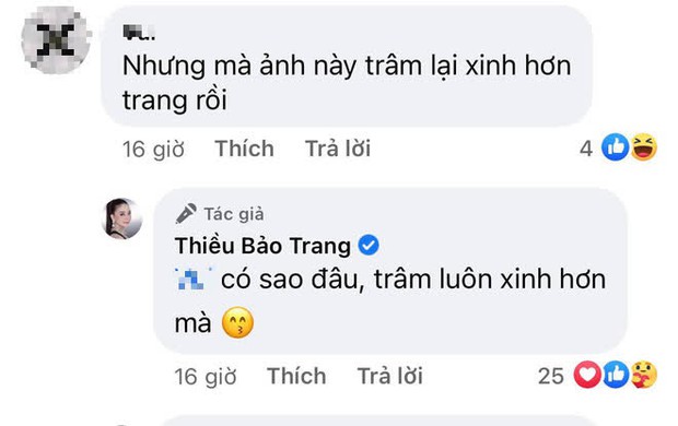 Phản ứng của Thiều Bảo Trang khi bị nhận xét nhan sắc “lép vế” hơn em gái Thiều Bảo Trâm trong 1 khung hình - Ảnh 3.