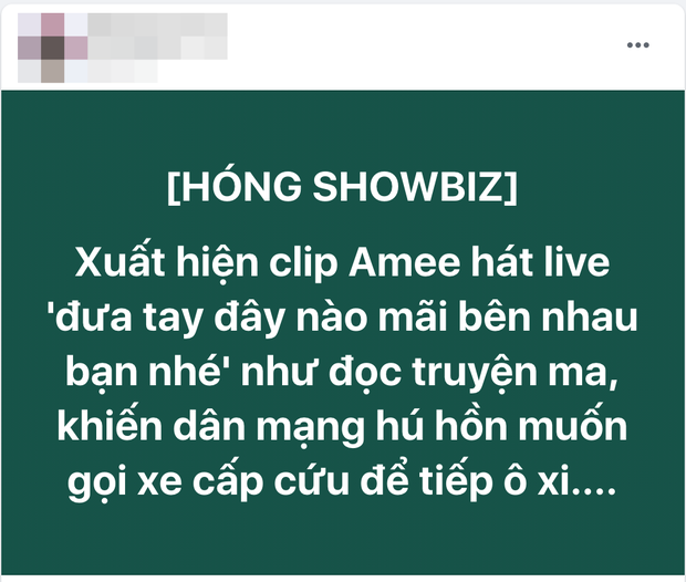Bùng nổ tranh cãi AMEE hát live Tình Bạn Diệu Kỳ đuối sức như đọc truyện ma, nhưng nghe trực tiếp có tệ như trên sóng livestream? - Ảnh 2.