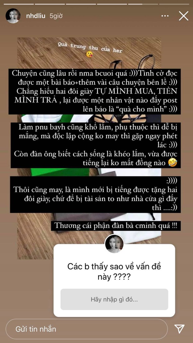 Thiếu gia bị tố nhận vơ 2 đôi giày 41 triệu tặng bạn gái, sốc hơn chính là danh tính người bóc phốt - Ảnh 2. Thiếu gia bị tố nhận vơ 2 đôi giày 41 triệu tặng bạn gái, sốc hơn chính là danh tính người bóc phốt - Ảnh 2.