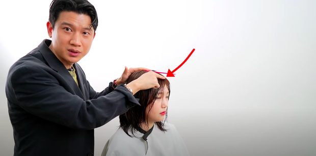 Thợ làm tóc người Hàn chỉ ra kiểu tóc chân ái cho nàng mặt bánh bao, trán ngắn: Vài đường kéo cũng đủ biến hình xinh như mộng - Ảnh 6.