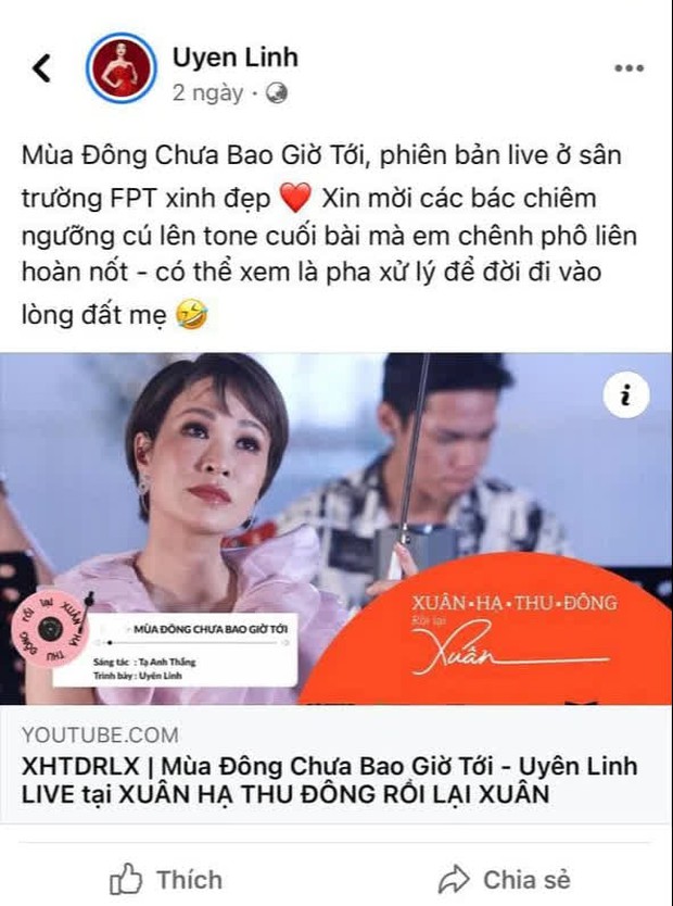 Uyên Linh bị netizen chê hát dở khi lỡ hát chênh phô tại #XHTĐRLX, ai ngờ chính chủ tự nhận xét bản thân còn gắt hơn - Ảnh 4.