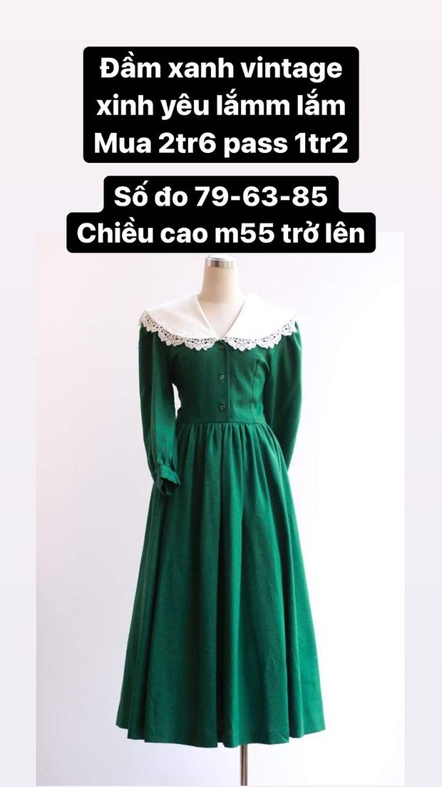 Hòa Minzy thanh lý cả loạt váy style vintage cực xinh, có món giá chỉ còn 1/2 - Ảnh 3.