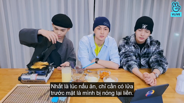 Nam idol Kpop tiết lộ bí quyết nấu ăn trông thật ngầu: Hóa ra chỉ toàn là làm màu thôi - Ảnh 3.