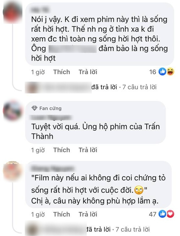 Bùng lên tranh cãi về phát ngôn của Hà Hồ khi review phim Trấn Thành: Ai không đi coi chứng tỏ sống rất hời hợt với cuộc đời - Ảnh 5. Bùng lên tranh cãi về phát ngôn của Hà Hồ khi review phim Trấn Thành: Ai không đi coi chứng tỏ sống rất hời hợt với cuộc đời - Ảnh 5.