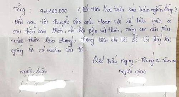 Vụ vợ bị chồng đòi 42 triệu tiền ăn và tiền khám sản trước khi ly hôn: Chính quyền địa phương lên tiếng - Ảnh 3. Vụ vợ bị chồng đòi 42 triệu tiền ăn và tiền khám sản trước khi ly hôn: Chính quyền địa phương lên tiếng - Ảnh 3.