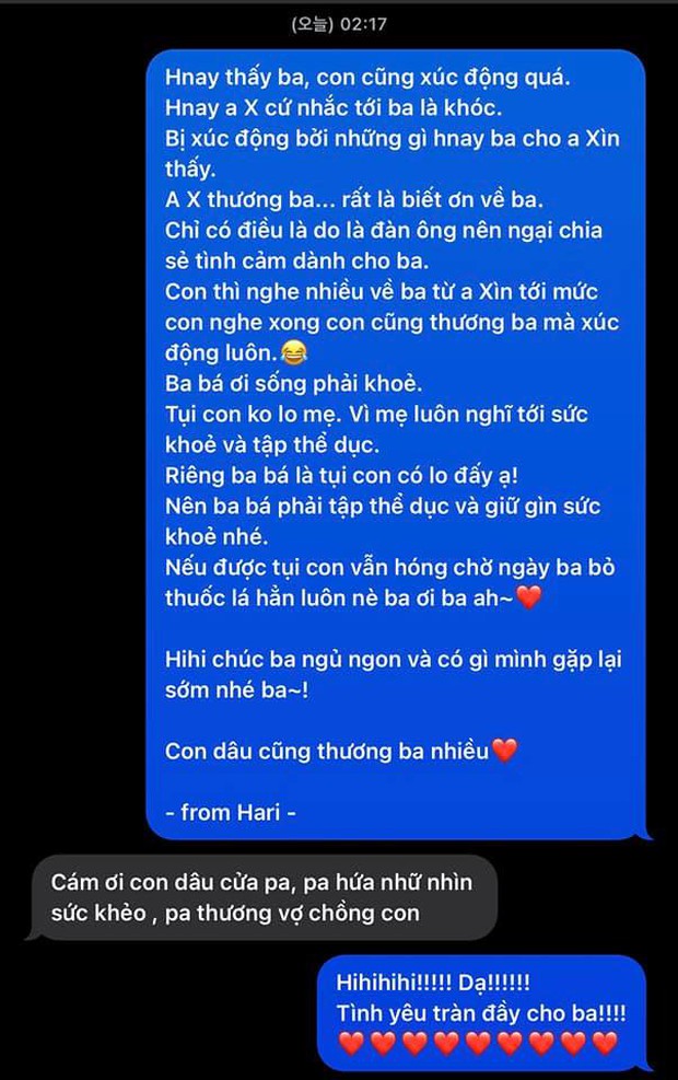 Trấn Thành chia sẻ xúc động về ba trên Facebook cá nhân, nhưng màn nịnh nọt của Hari làm netizen hoang mang không biết ai mới là con ruột - Ảnh 3. Trấn Thành chia sẻ xúc động về ba trên Facebook cá nhân, nhưng màn nịnh nọt của Hari làm netizen hoang mang không biết ai mới là con ruột - Ảnh 3.