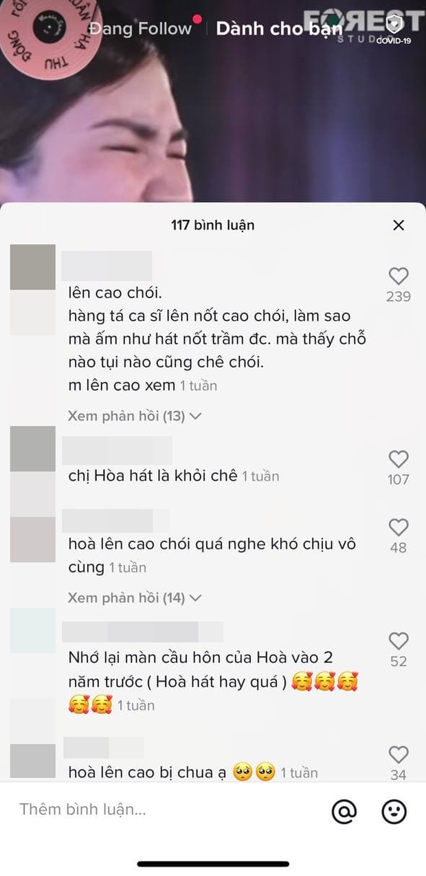 Hòa Minzy cover hit của Văn Mai Hương, bắn nốt cao chót vót nhưng phản ứng của netizen không như mong đợi - Ảnh 4. Hòa Minzy cover hit của Văn Mai Hương, bắn nốt cao chót vót nhưng phản ứng của netizen không như mong đợi - Ảnh 4.
