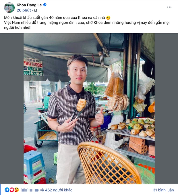 Khoe món ăn khoái khẩu thời tuổi thơ, shark Khoa gây sốc khi không quên nhắc khéo cho mọi người nhớ mình đã gần 40 tuổi! - Ảnh 1. Khoe món ăn khoái khẩu thời tuổi thơ, shark Khoa gây sốc khi không quên nhắc khéo cho mọi người nhớ mình đã gần 40 tuổi! - Ảnh 1.