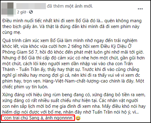 MXH ưng nội dung Bố Già: Tuấn Trần đẹp trai quá đáng, ai cũng lật lại câu Con trai chú, ảnh ngon! - Ảnh 4.