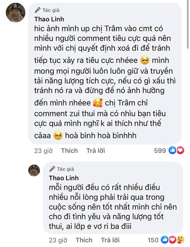 TLinh viết tâm thư bênh vực Thiều Bảo Trâm vì bất ngờ vướng drama“comment dạo”, thì ra cả hai đã có 1 giao kèo bí mật? - Ảnh 2. TLinh viết tâm thư bênh vực Thiều Bảo Trâm vì bất ngờ vướng drama“comment dạo”, thì ra cả hai đã có 1 giao kèo bí mật? - Ảnh 2.