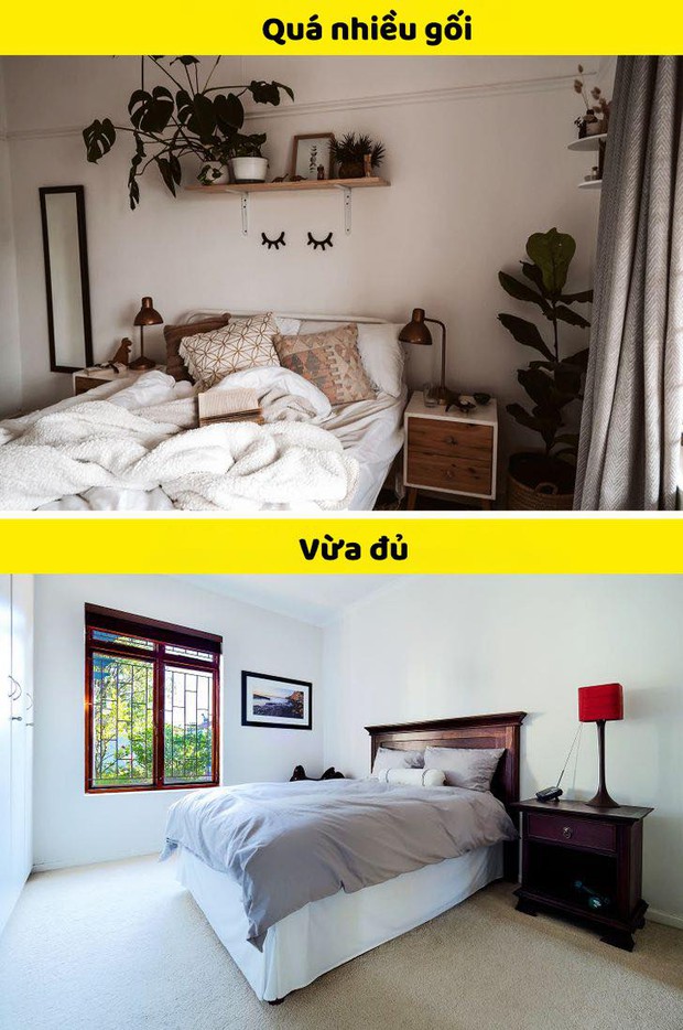 10 lỗi thiết kế kinh điển khiến phòng ngủ mất đi sự thoải mái, ấm áp - Ảnh 3.
